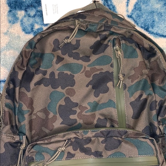 Converse Camo Green Black Go Backpack New - Picture 3 of 9